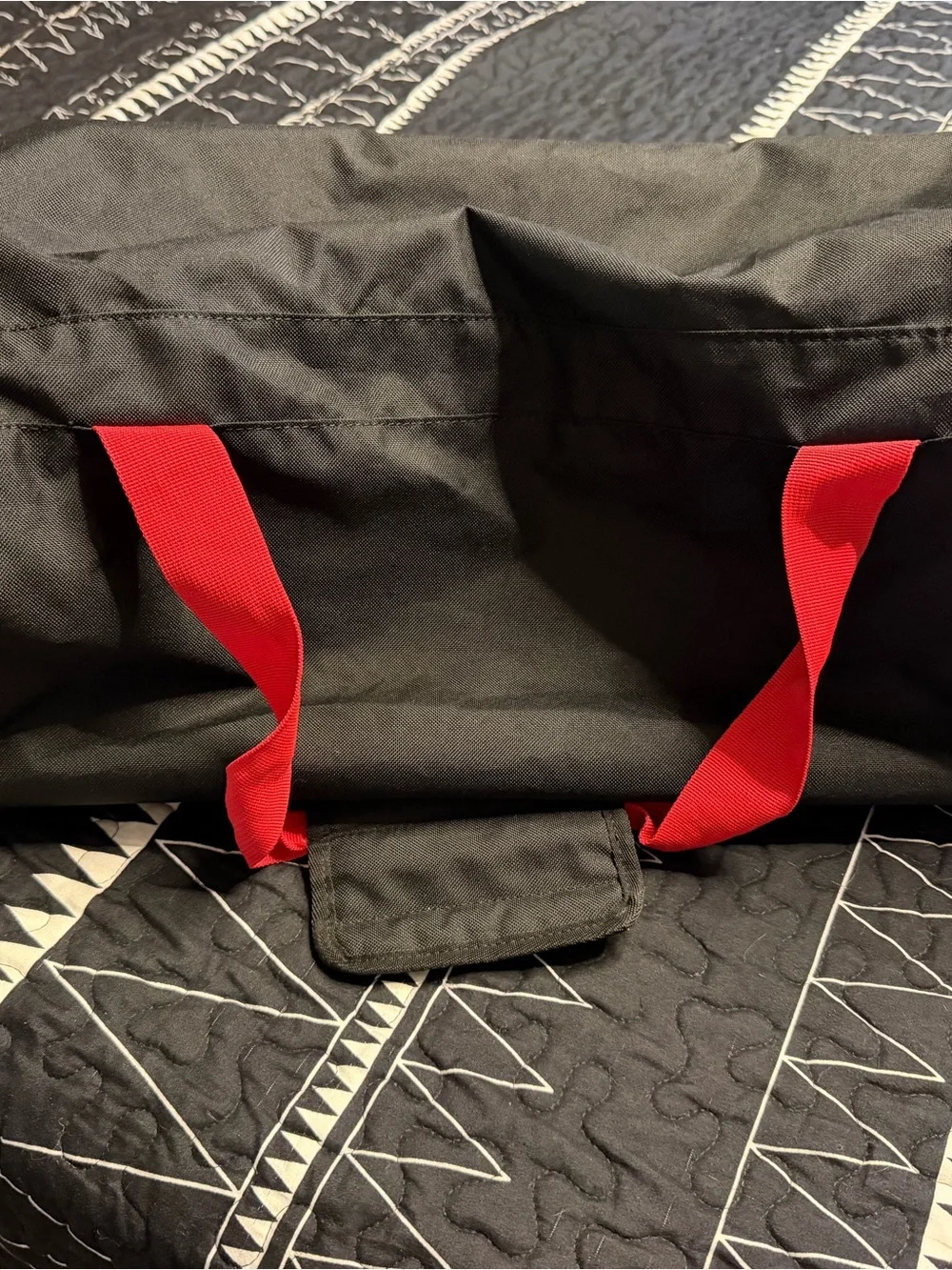 Motorsport Black & Red Duffel Bag
